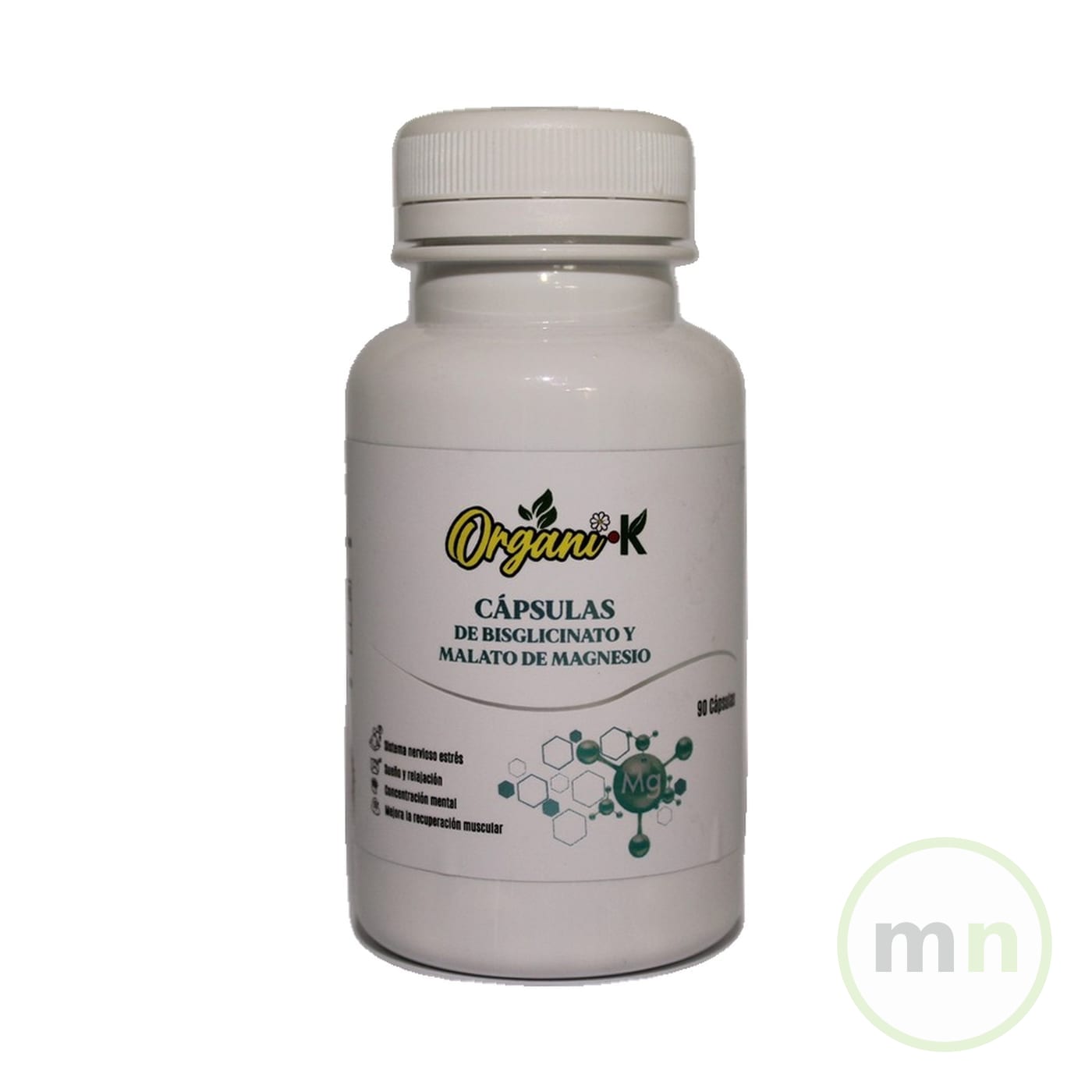Bisglicinato y Malato de Magnesio 90 Caps — ORGANI-K