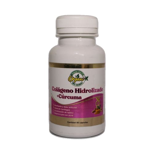 Colageno Hidrolizado con Curcuma 90 Capsulas - ORGANI-K