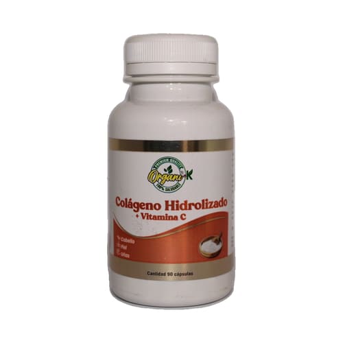 Colageno Hidrolizado + Vitamina C 90 Caps — ORGANI-K