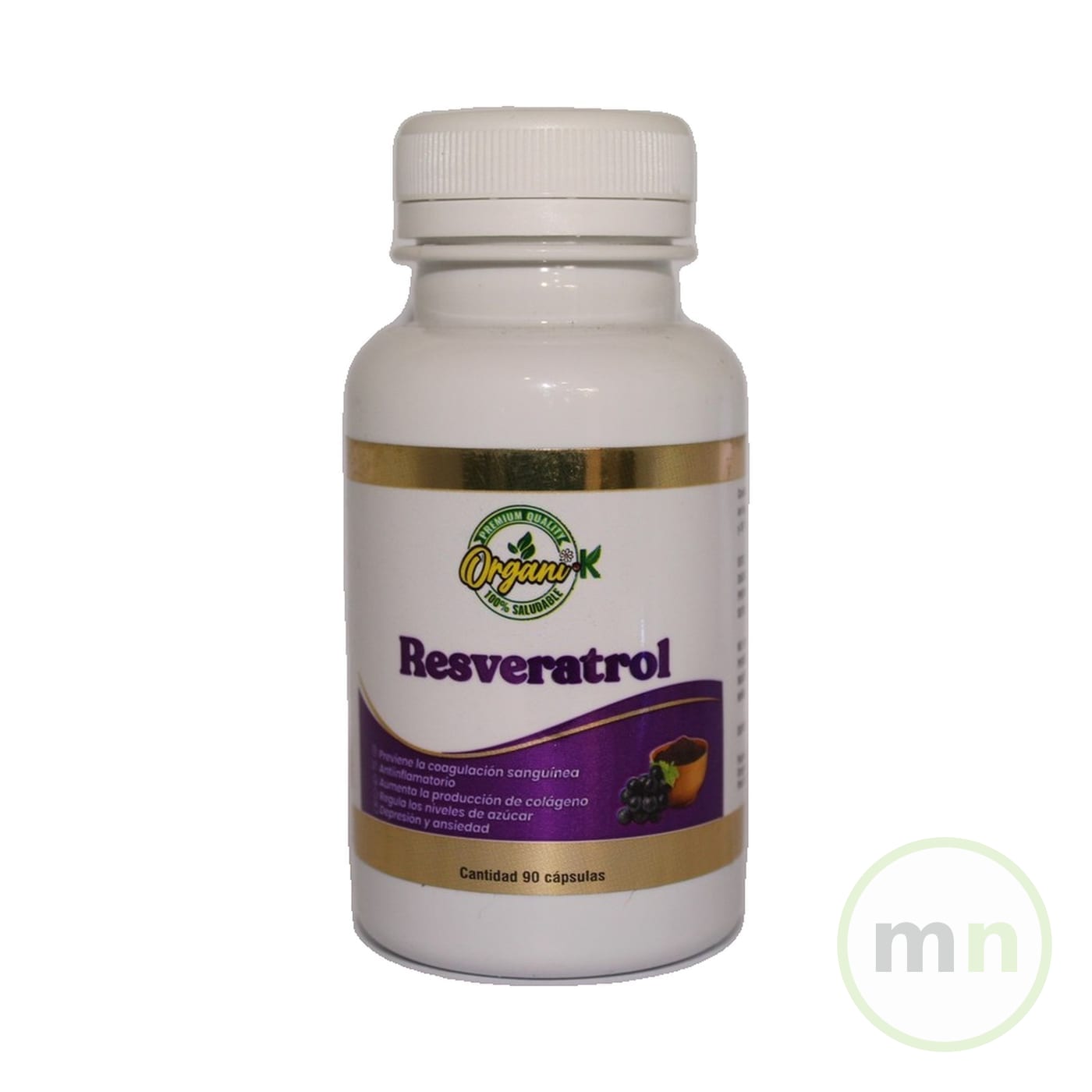 Resveratrol 90 Caps Organi-K