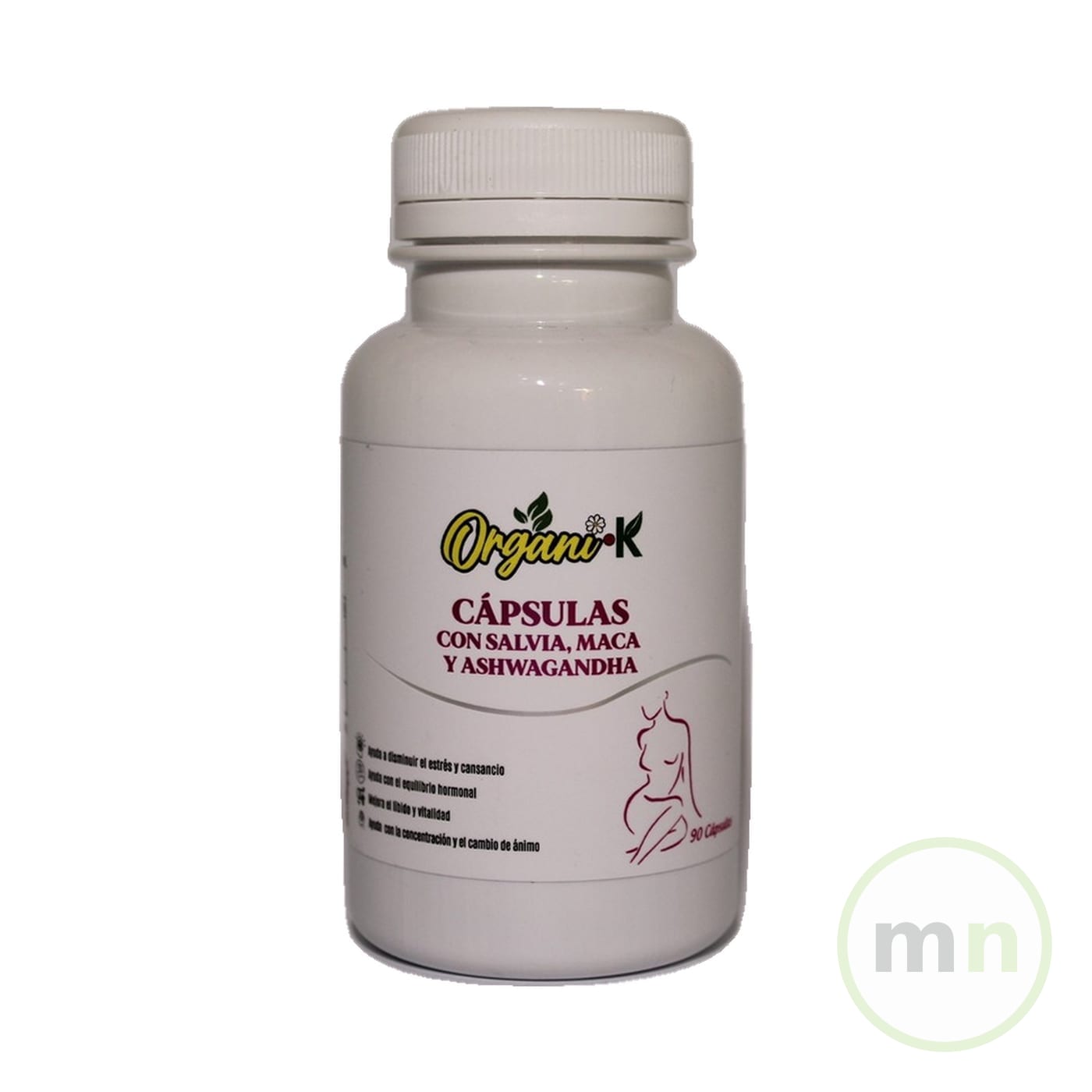 Salvia, Maca y Ashwagandha 90 Caps - ORGANI-K
