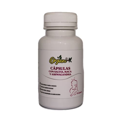 Salvia, Maca y Ashwagandha 90 Caps - ORGANI-K