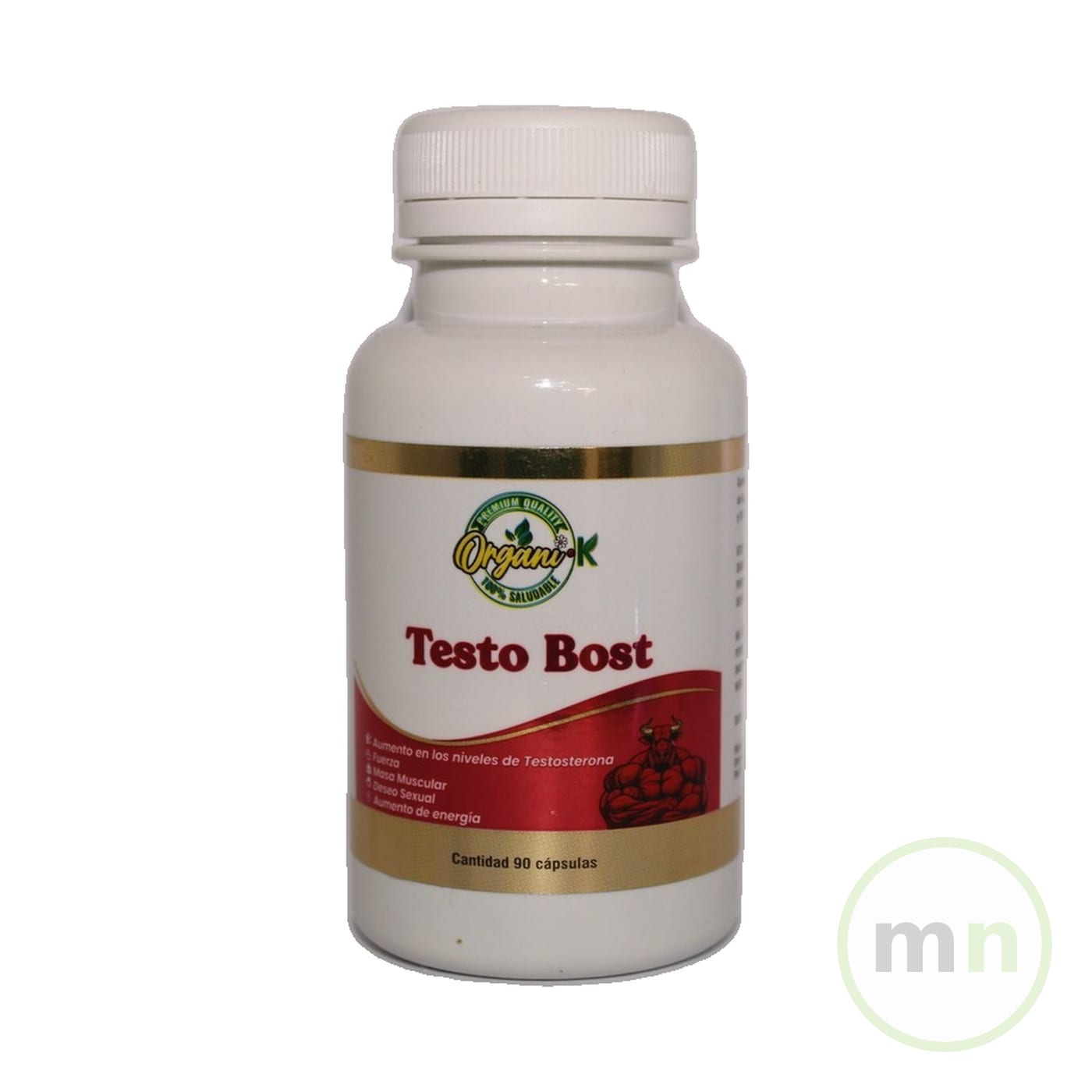 Testo Boost - Maca, Ginseng, Zinc, Vitamina D - 90 Caps