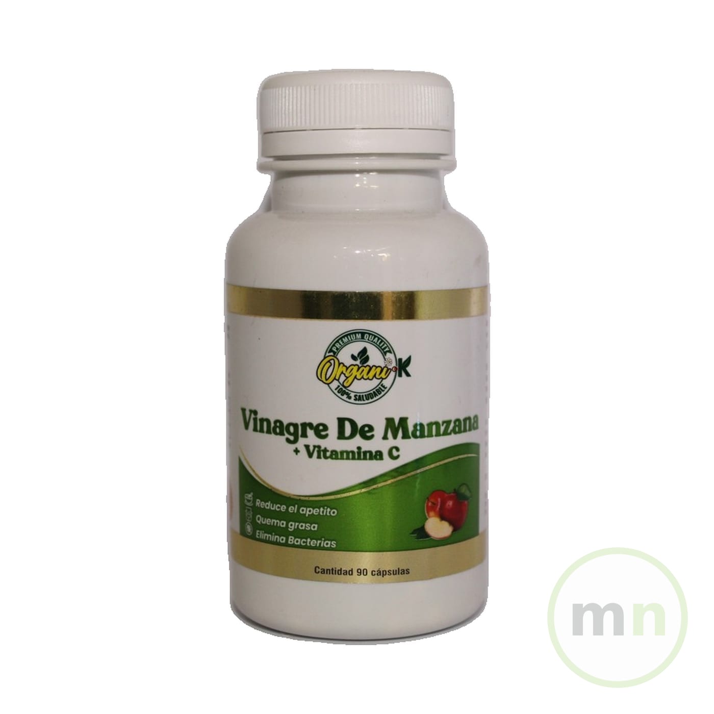 Vinagre de Manzana + Vitamina C 90 Caps — ORGANI-K
