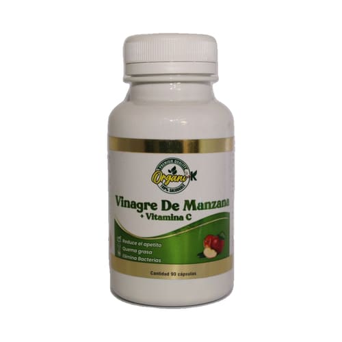 Vinagre de Manzana + Vitamina C 90 Caps — ORGANI-K