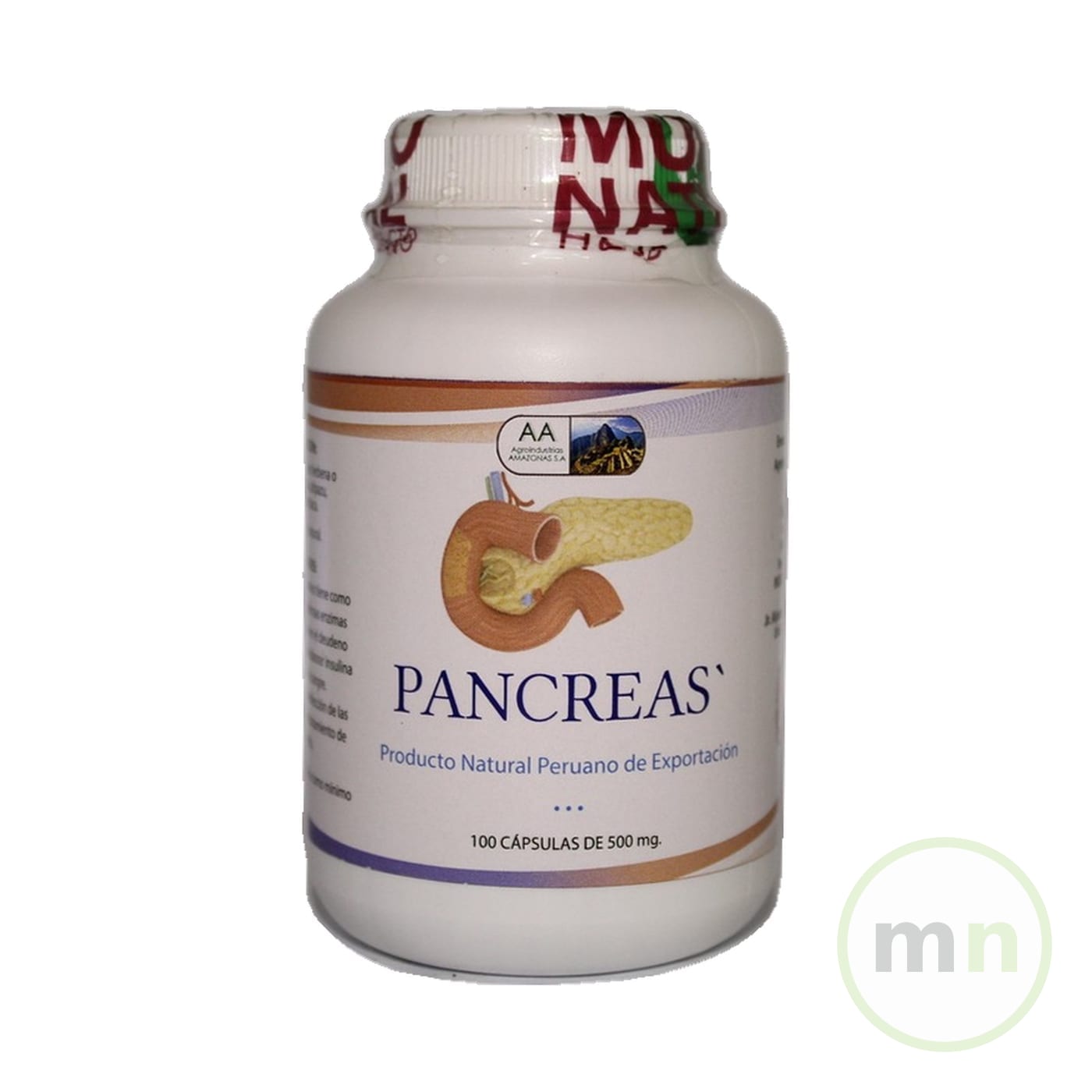 Pancreas Cap 100-500 mg Mundo Natural