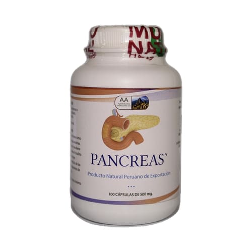 Pancreas Cap 100-500 mg Mundo Natural
