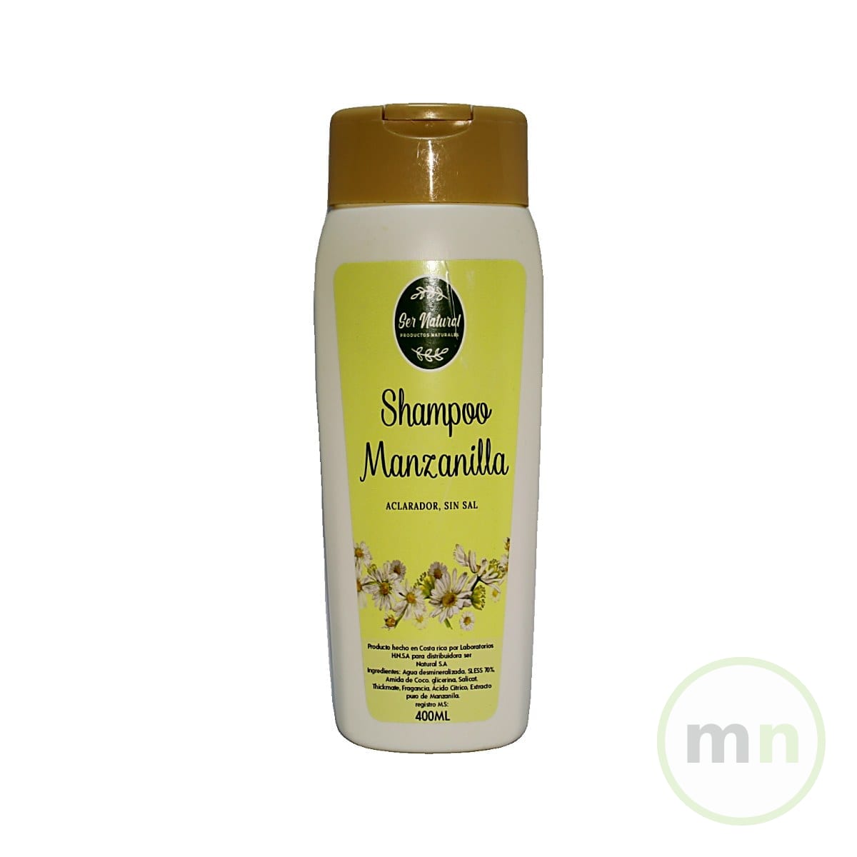 Shampoo Manzanilla Aclarador Sin Sal - Ser Natural