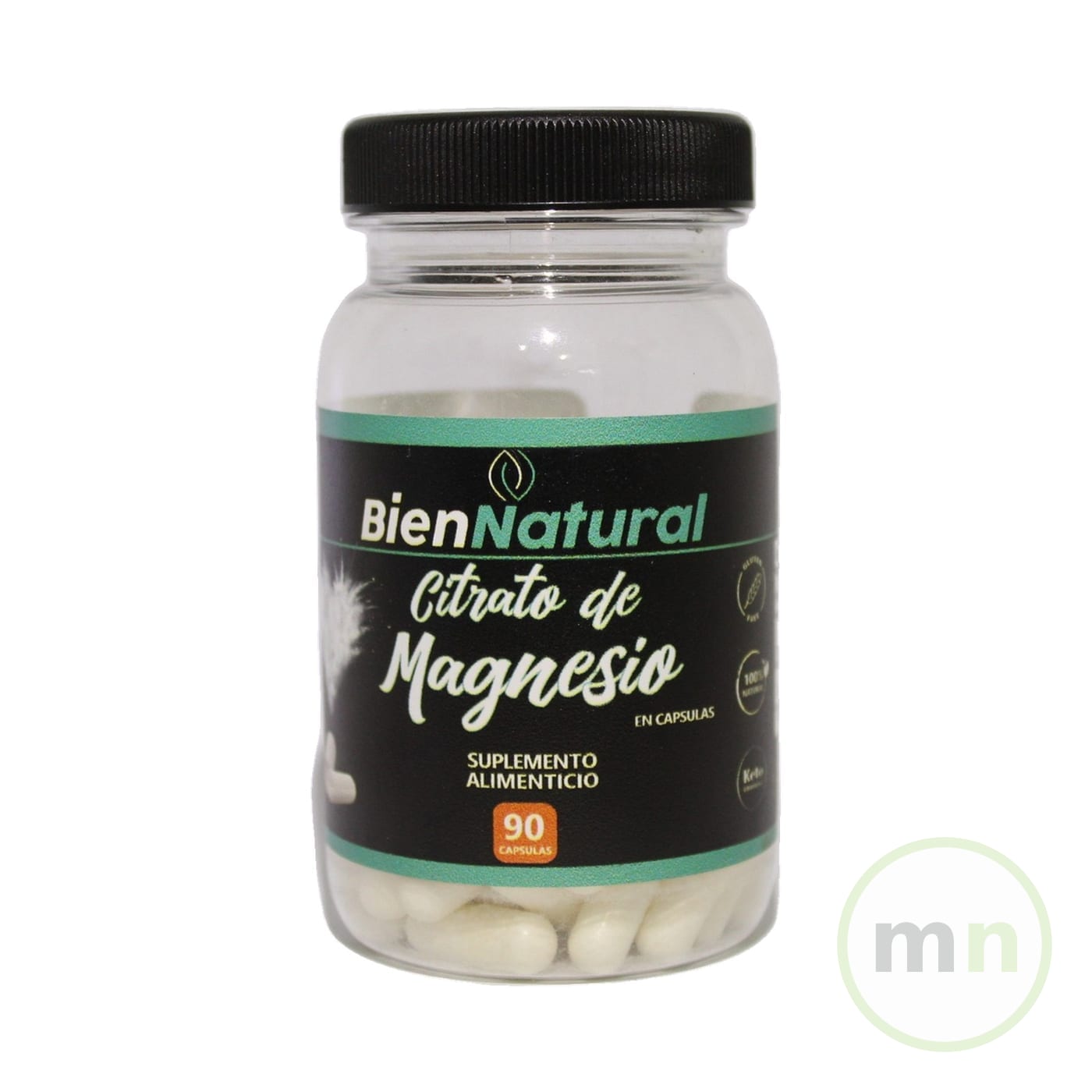 CITRATO DE MAGNESIO BIEN NATURAL X 90 CAPSULAS