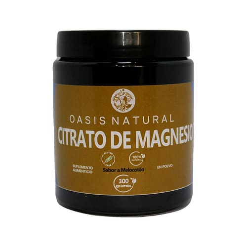 Citrato de Magnesio en Polvo Sabor Melocoton 300