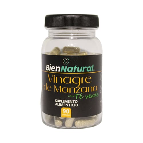Vinagre de Manzana con Te Verde Bien Natural