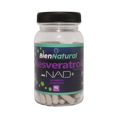RESVERATROL CON NAD BIEN NATURAL X90 CAPSULAS