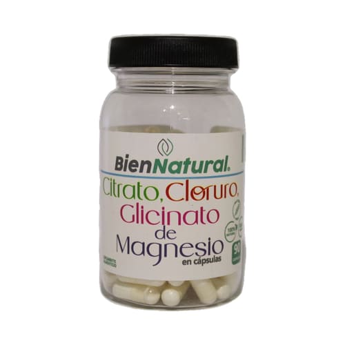 Citrato, Cloruro y Glicinato de Magnesio Triple