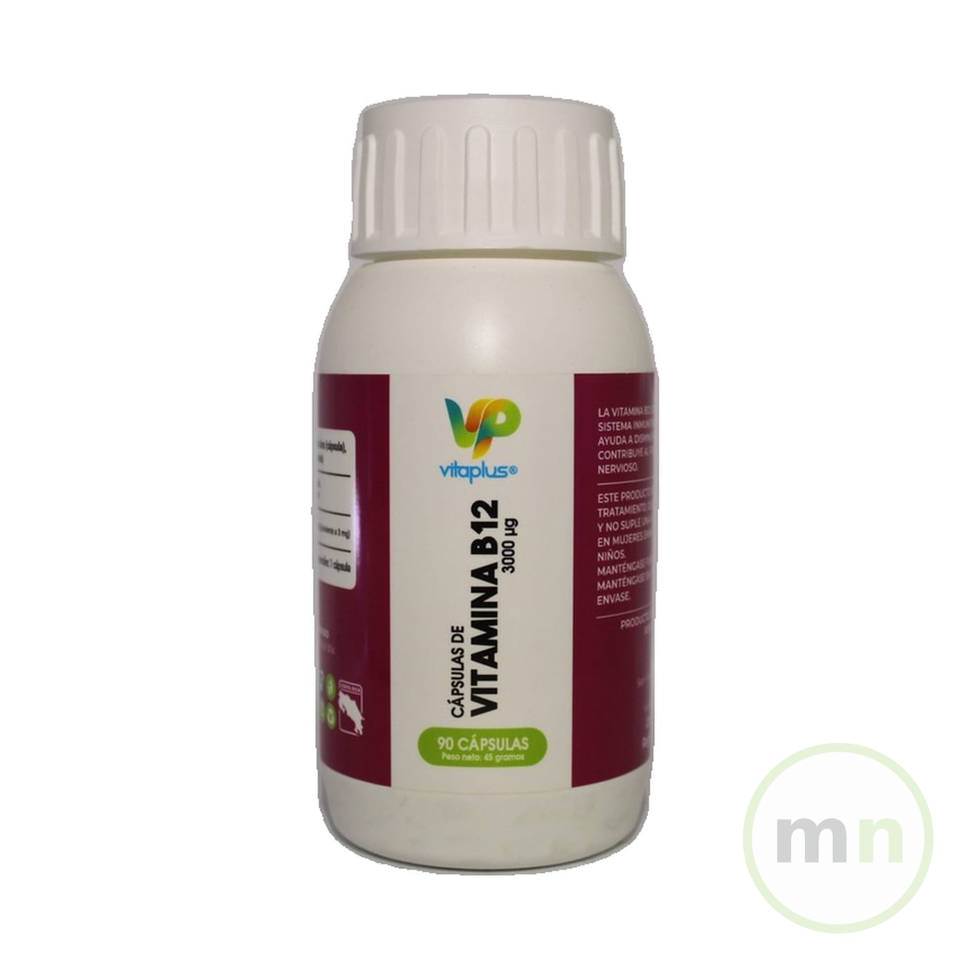 VITAMINA B12 VP 90 CAPS — VitaPlus