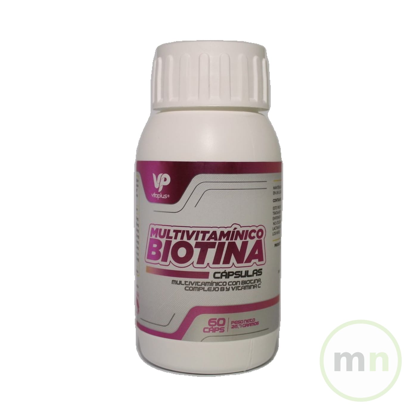 Multivitaminico Biotina VitaPlus 60 Capsulas