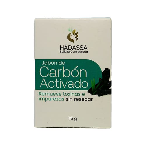 Jabon de Carbon Activado 105g - Hadassa