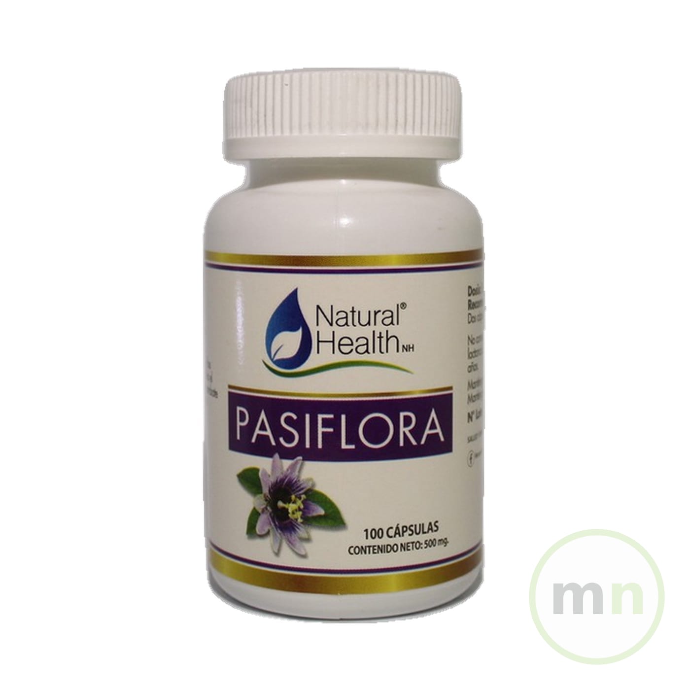Pasiflora Natural Health x 100 Capsulas