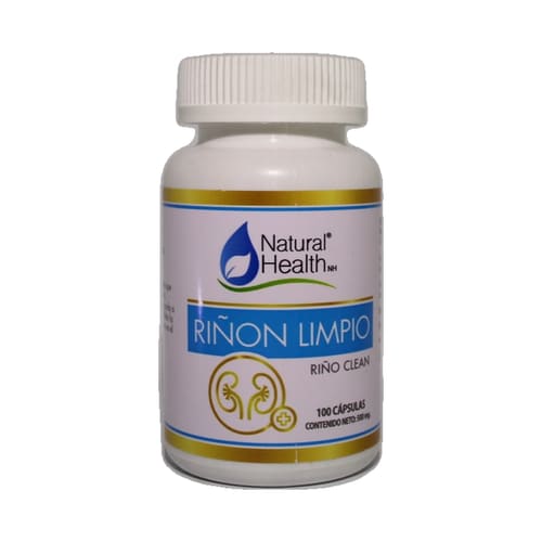 Riñon Limpio Natural Health x 100 Capsulas
