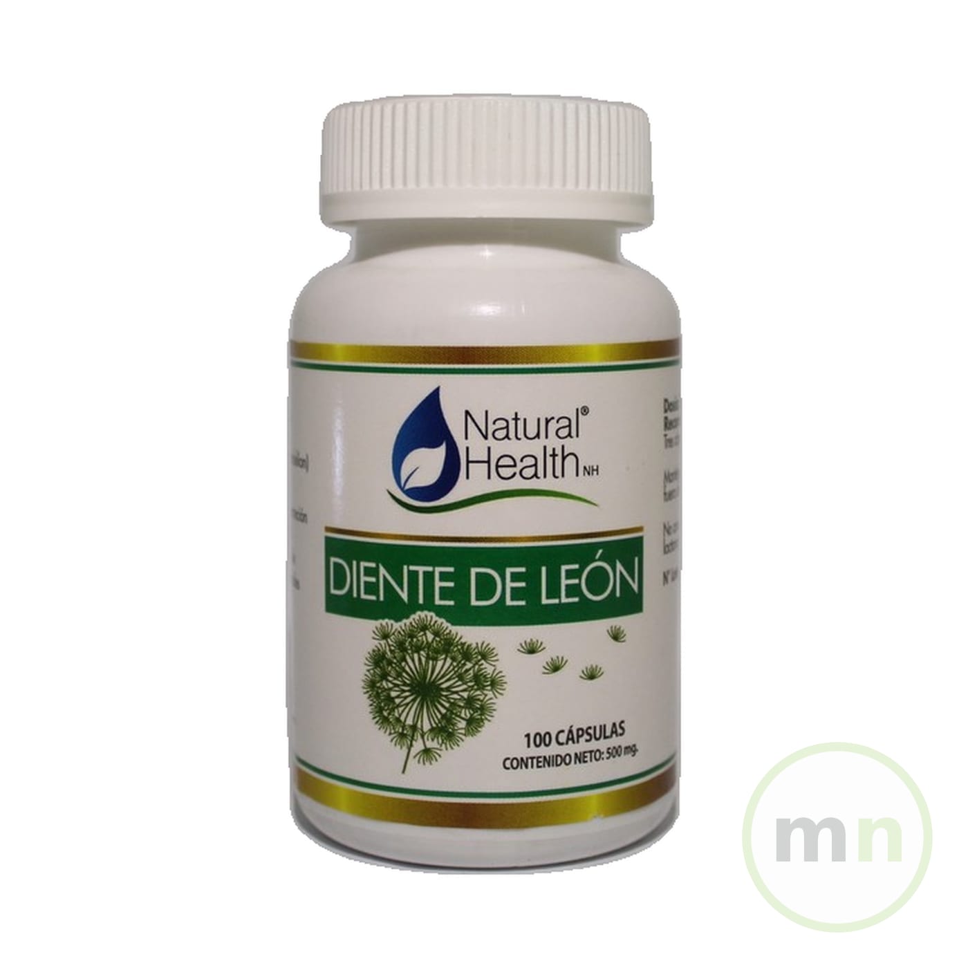 Diente de Leon Natural Health x 100 Capsulas