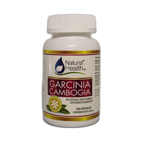 GARCINIA CAMBOGIA NATURAL HEALTH X 100 CAPSULAS