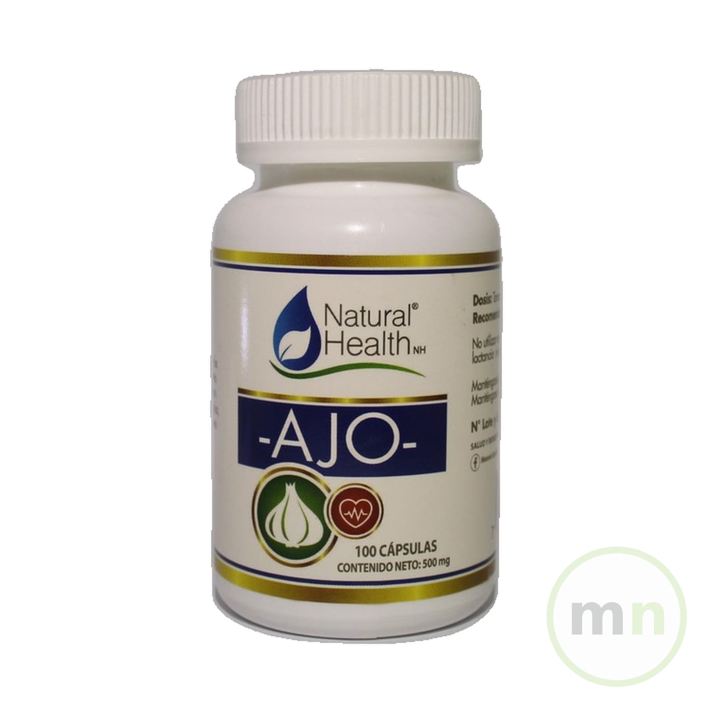 AJO NATURAL HEALTH X 100 CAPSULAS