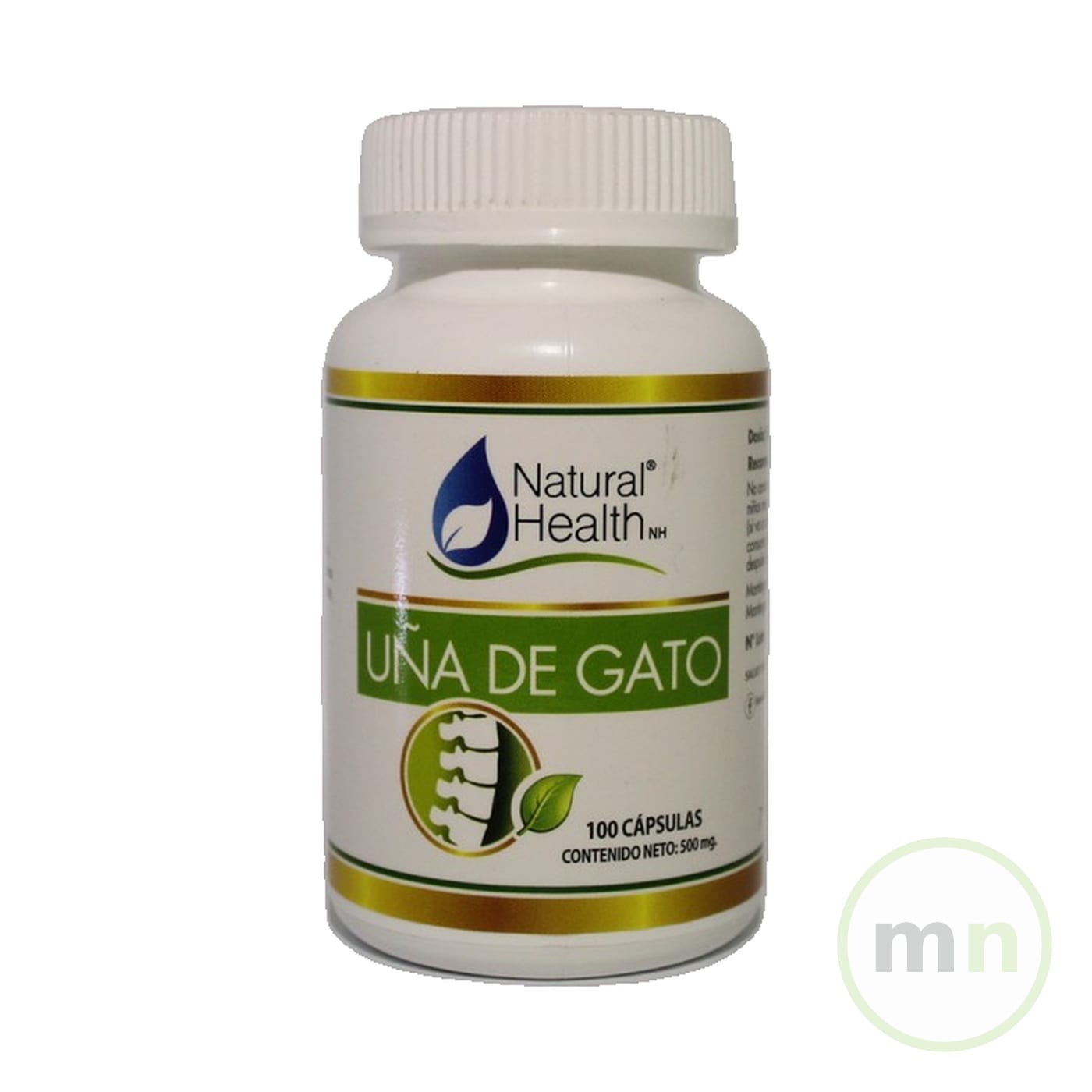 Uña de Gato Natural Health x 100 Capsulas