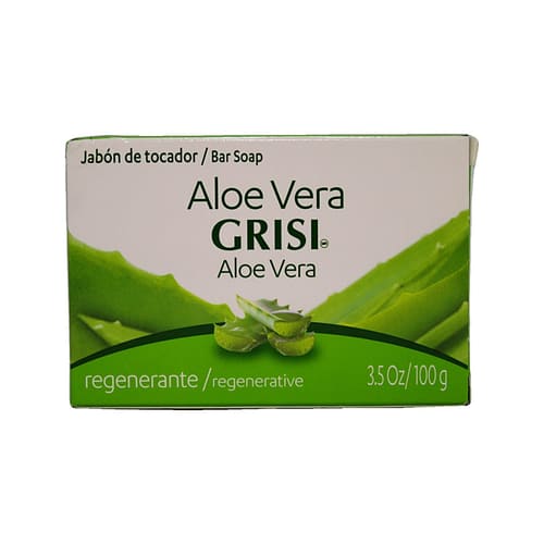 Jabon de Tocador Aloe Vera 100 g - Grisi