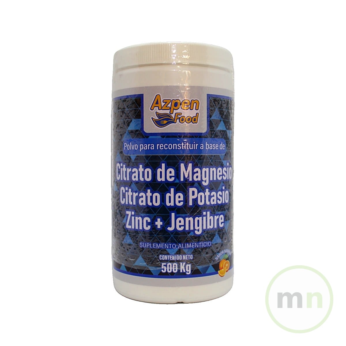 Citrato de Magnesio, Potasio y Zinc con Jengibre en Polvo