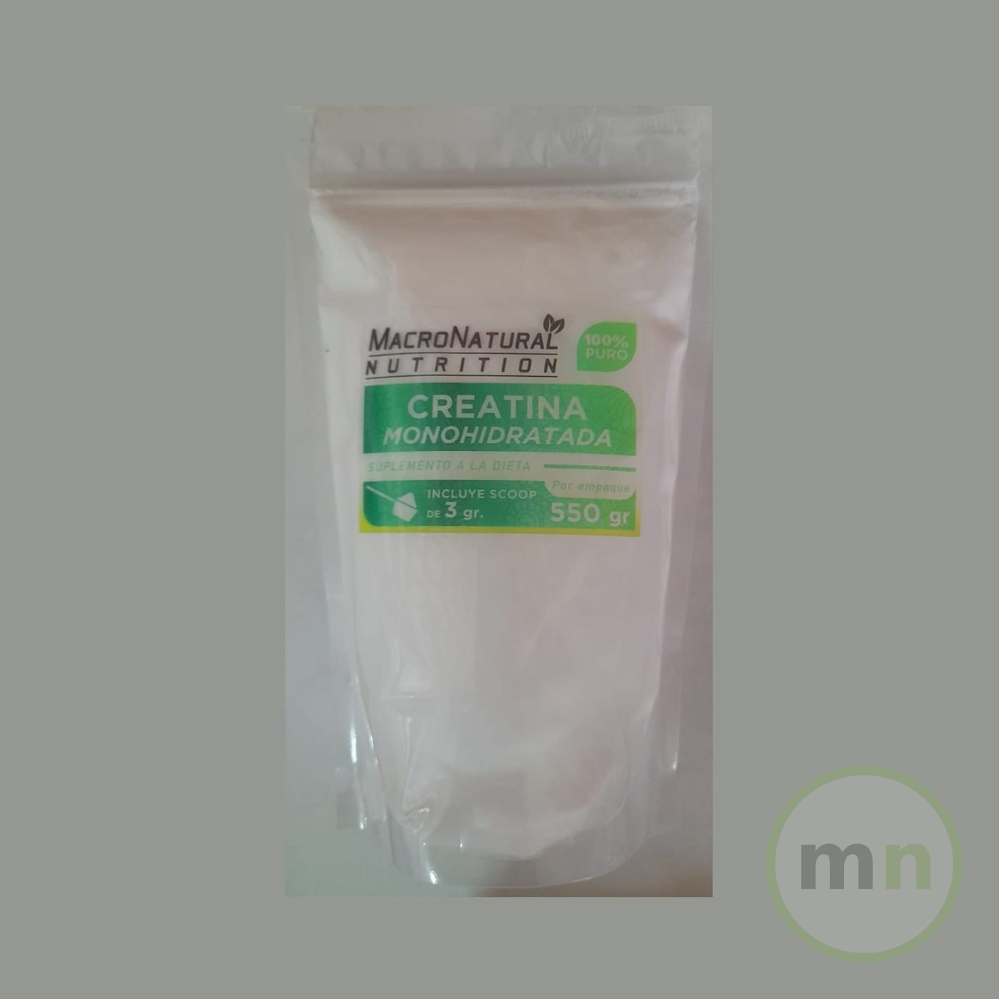 Creatina Monohidratada en Polvo 550 g