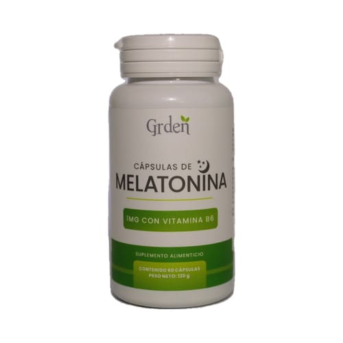 Melatonina + Vitamina B6 60 Caps — Garden