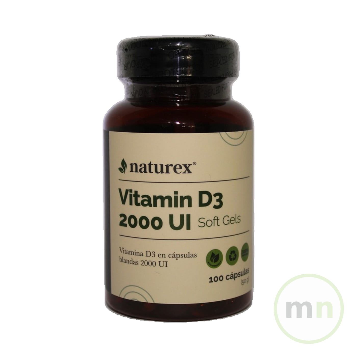 Vitamina D3 2000 UI 100 Caps - Naturex