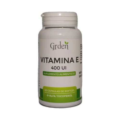 Vitamina E 400 UI 60 Caps Softgel Garden