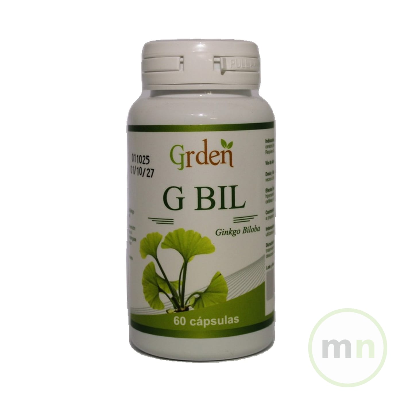 Ginkgo Biloba 60 Caps - Garden
