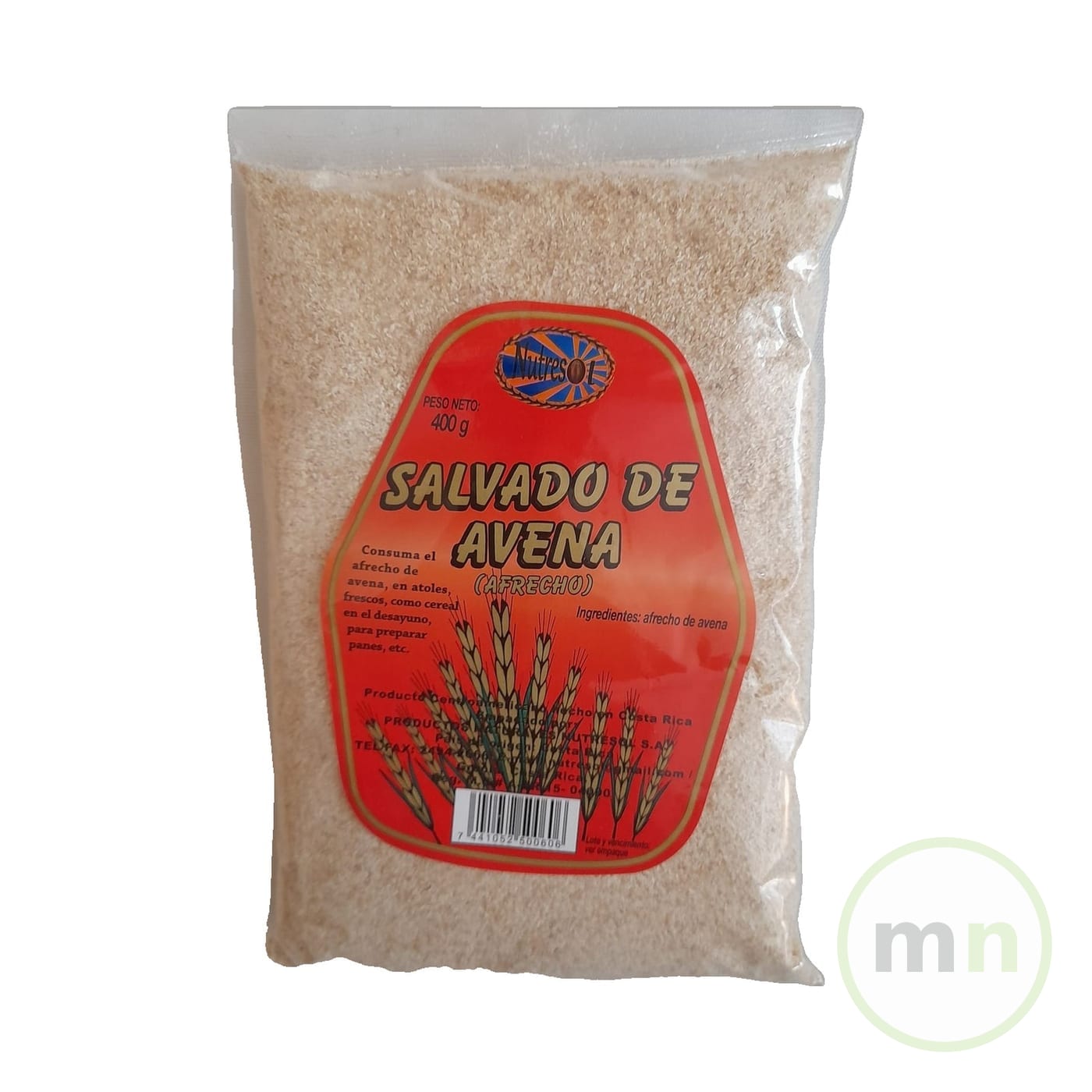 Salvado de Avena 400 g — NUTRESOL