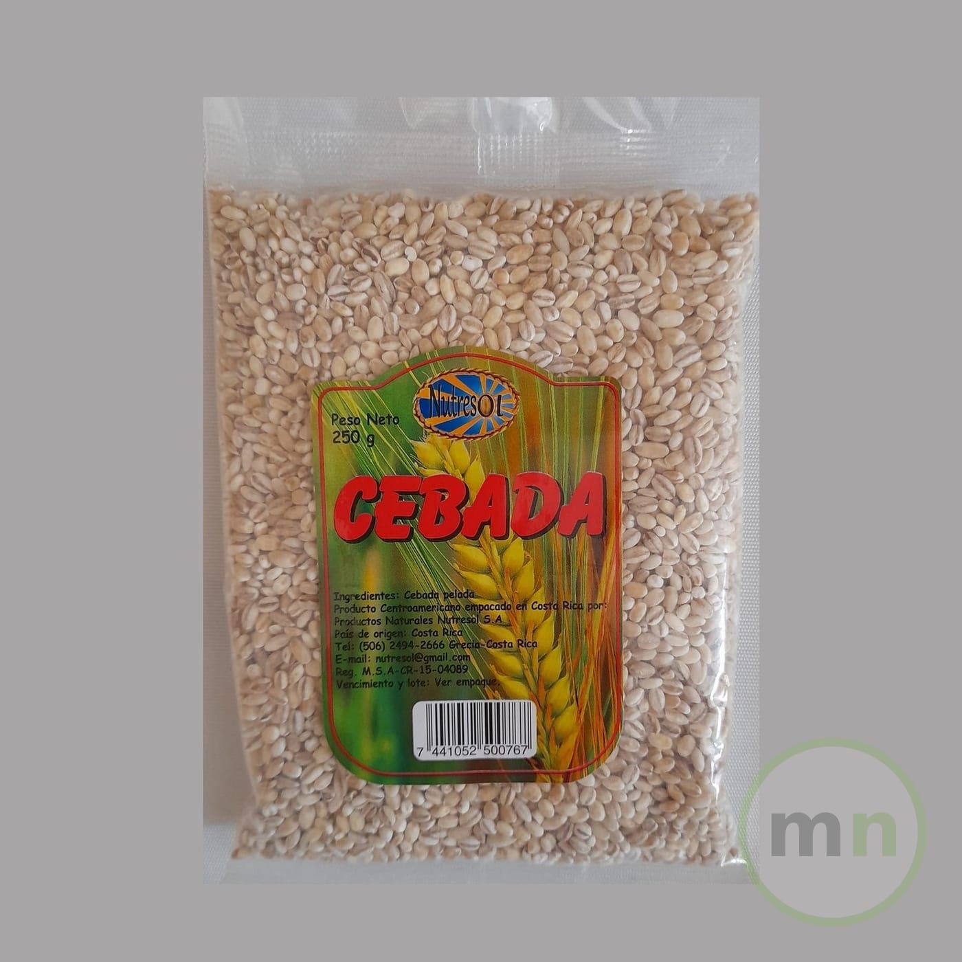 Cebada en Grano 250 g - NUTRESOL