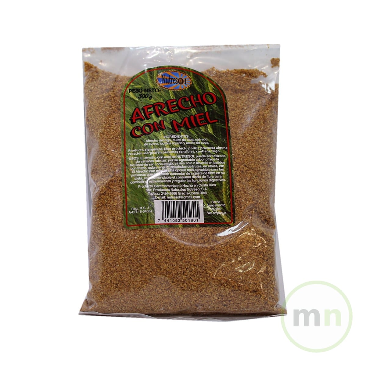 Afrecho de Trigo con Miel 300 g — NUTRESOL