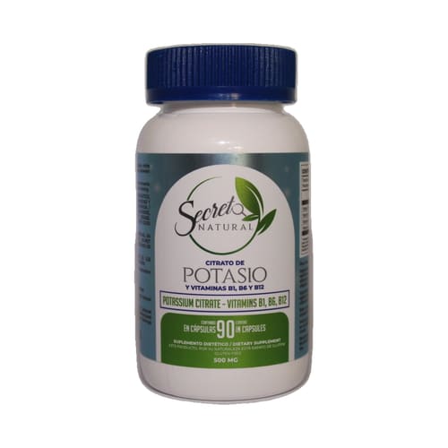 Citrato de Potasio 90 Caps — Secreto Natural
