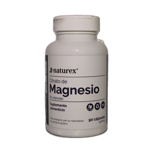 Citrato de Magnesio 90 Caps Naturex