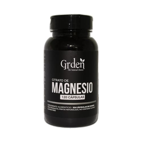 Citrato de Magnesio 120 Capsulas — Garden