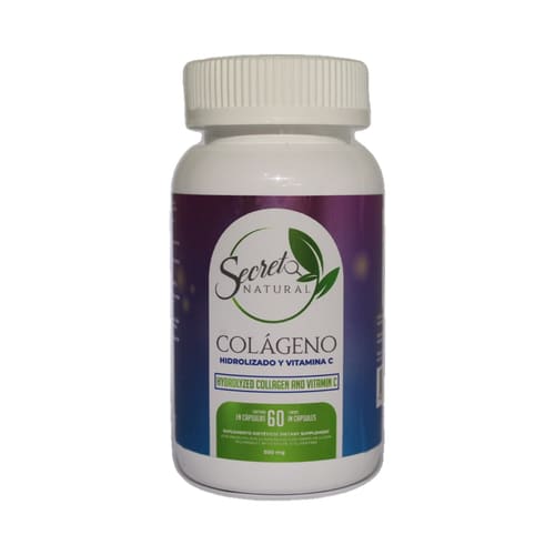 Colageno Hidrolizado con Vitamina C 60 Capsulas — Secreto Natural