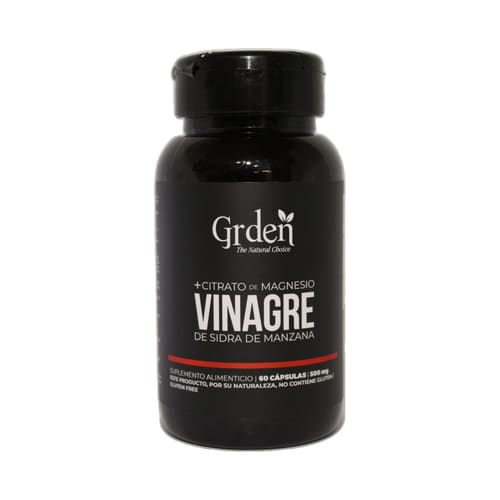 Vinagre de Sidra de Manzana + Citrato de Magnesio 60 Caps Garden