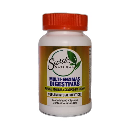 Multi-Enzimas Digestivas Secreto Natural 90 Caps