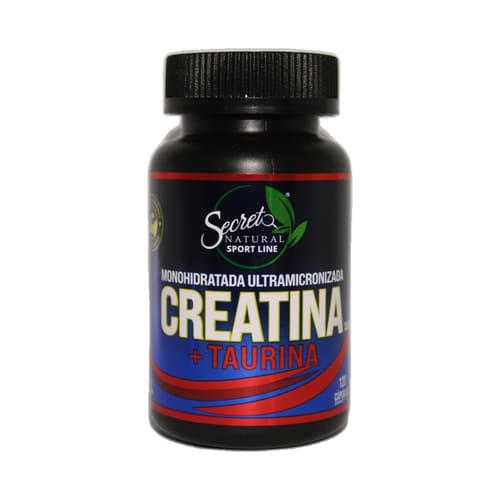 Creatina con Taurina 120 Caps - Secreto Natural