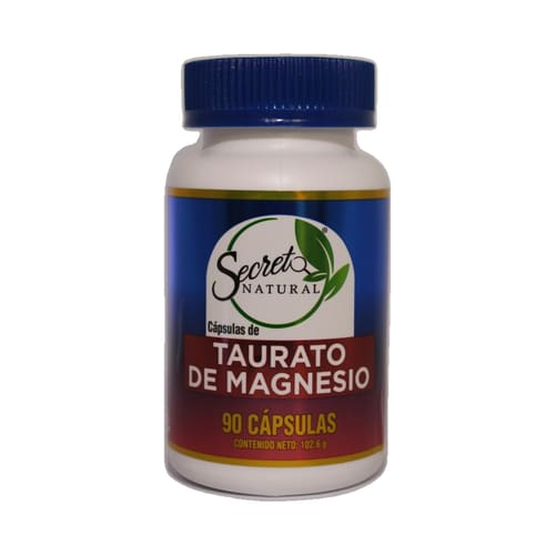Taurato de Magnesio 90 Caps — Secreto Natural