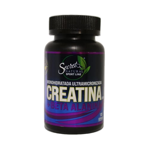 Creatina con Beta-Alanina 120 Caps — Secreto Natural