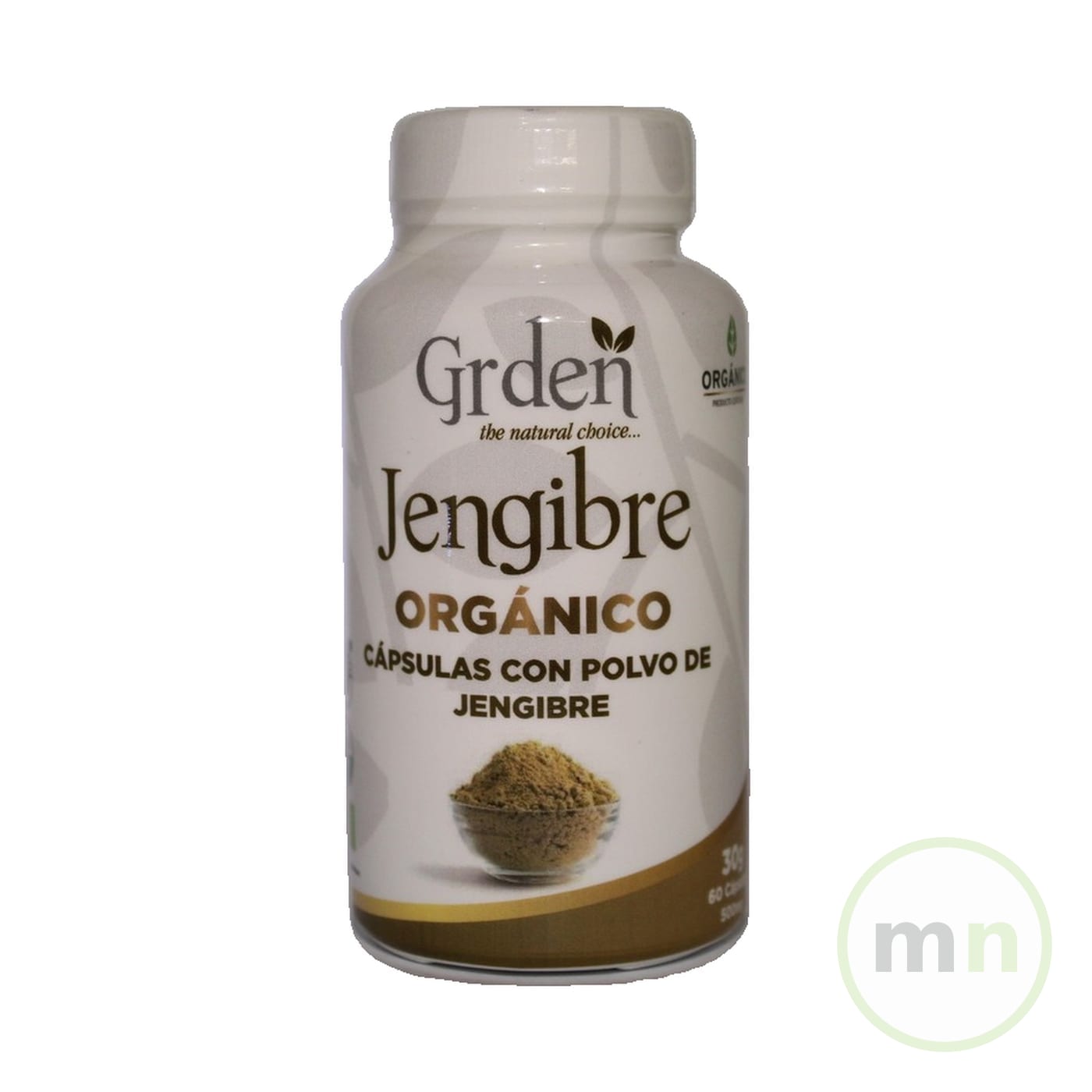 Jengibre Organico 60 Capsulas Garden