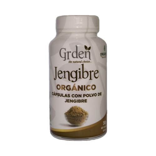 Jengibre Organico 60 Capsulas Garden