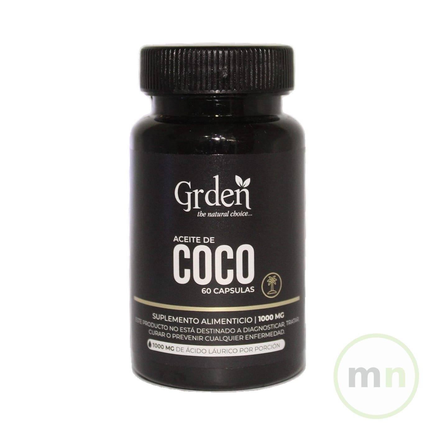 Aceite de Coco 1000 mg - 60 Perlas (Garden)