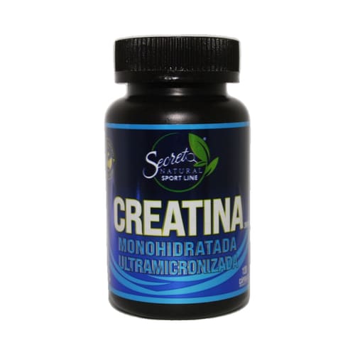 Creatina Monohidratada 120 Caps — Secreto Natural