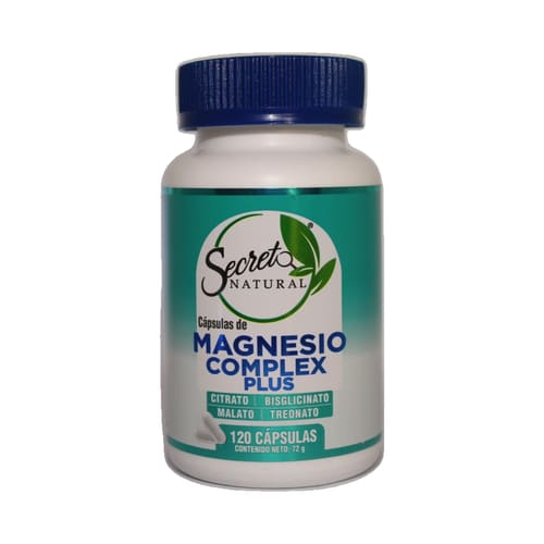 Magnesio Complex Plus 120 Capsulas — Secreto Natural